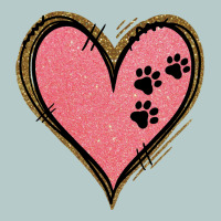 Pink Glitter Heart Heavy Core Tee | Teevron