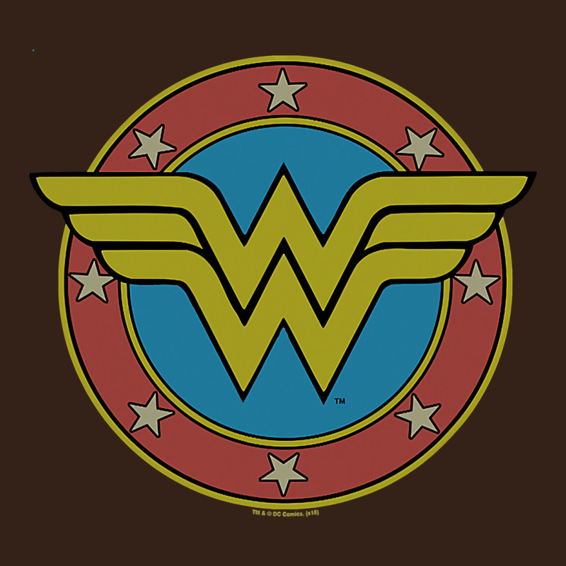 Wonder Woman Vintage Emblem Heavy Core Tee by maiPhamDesign | Teevron