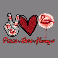 Peace Love Flamingo Heavyweight Hoodie | Teevron