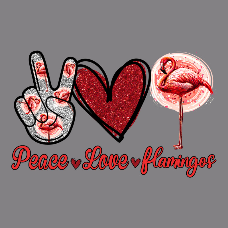 Peace Love Flamingo Heavyweight Hoodie by Jasminsmagicworld | Teevron