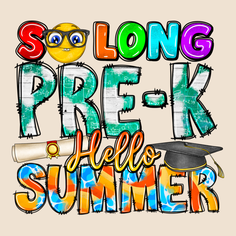 So Long Pre K Hello Summer Urban Heavy Tee by CowhideDigitalArt | Teevron