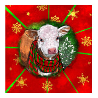 christmas hereford calf | Teevron