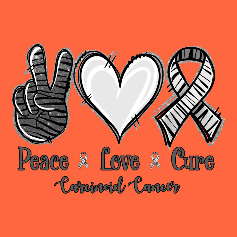 Peace Love Cure Carcinoid Cancer Premium Hoodie by Jasminsmagicworld | Teevron