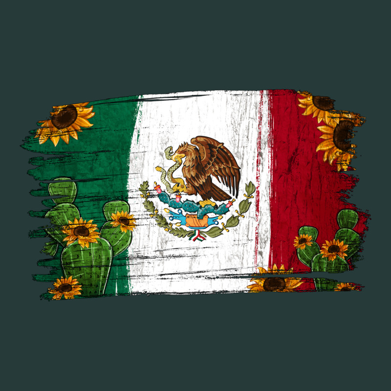 Cactus Sunflower Mexican Flag Premium Sweatshirt by Jasminsmagicworld | Teevron