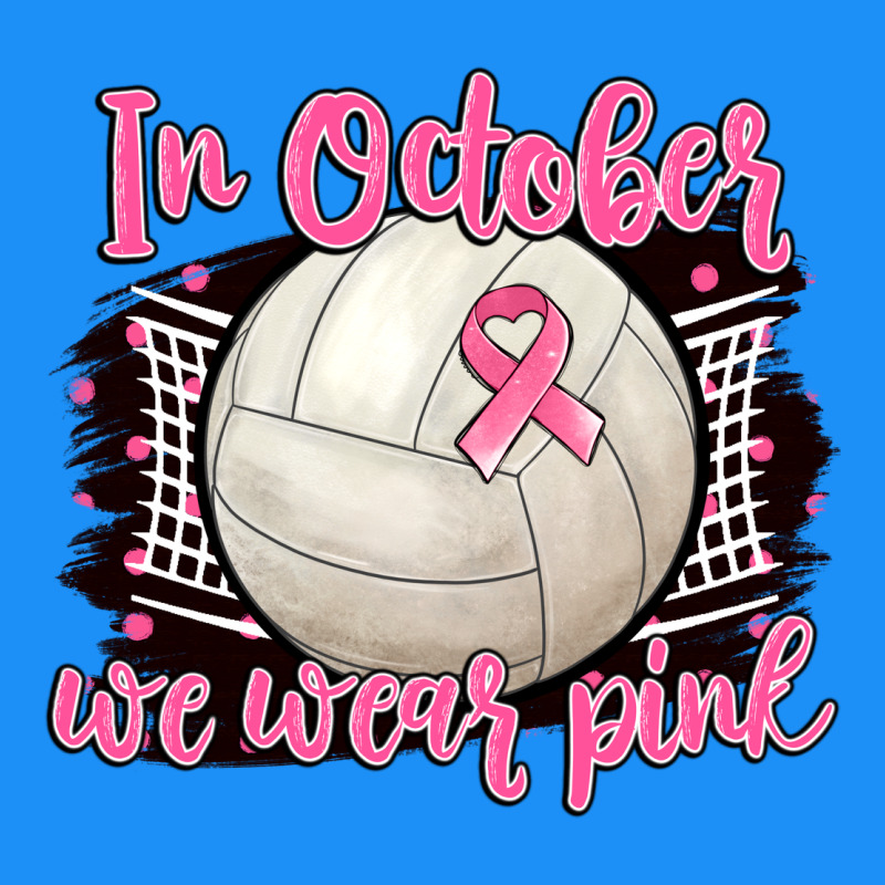 In October We Wear Pink Volleyball Classic Tee by BarkalooDesign | Teevron
