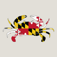 Maryland Crab State Pride Flag Heavy Core Tee | Teevron