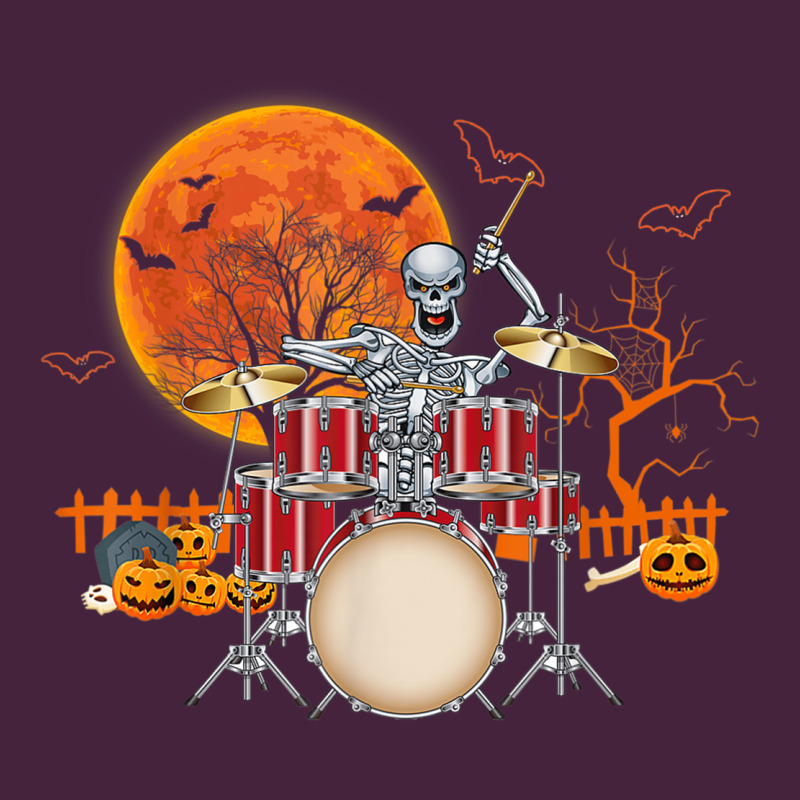 Skeleton Drummer Halloween Costume Playing Drums Mens Boys Premium Tee by DesignPulse | Teevron