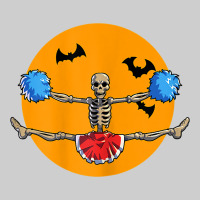 Cheerleading Skeleton Halloween Cheer Skeleton Cheerleader T Shirt Premium Tee | Teevron