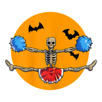 cheerleading skeleton halloween cheer skeleton cheerleader t shirt | Teevron