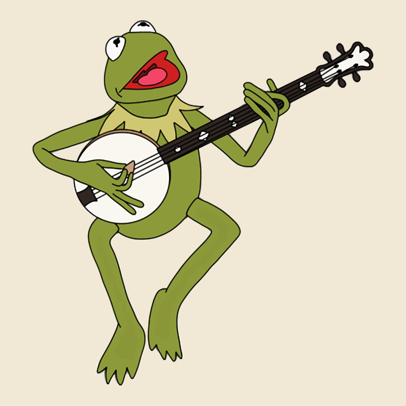 Kermit Playing The Banjo Classic Premium Tee by DesignPulse | Teevron