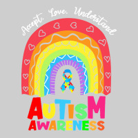 Autism Awareness Month T  Shirt Autism Awareness Rainbow Accept Unders Premium Tee | Teevron