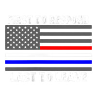 police fire ems first responder american flag firefighter t shirt | Teevron