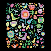 Cute Birds T  Shirt Birds And Blooms   Cute Floral Pattern By Cecca De Premium Tee | Teevron
