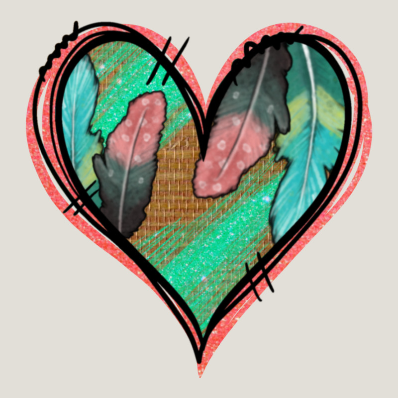 Feather Heart Heavy Core Tee by Jasminsmagicworld | Teevron