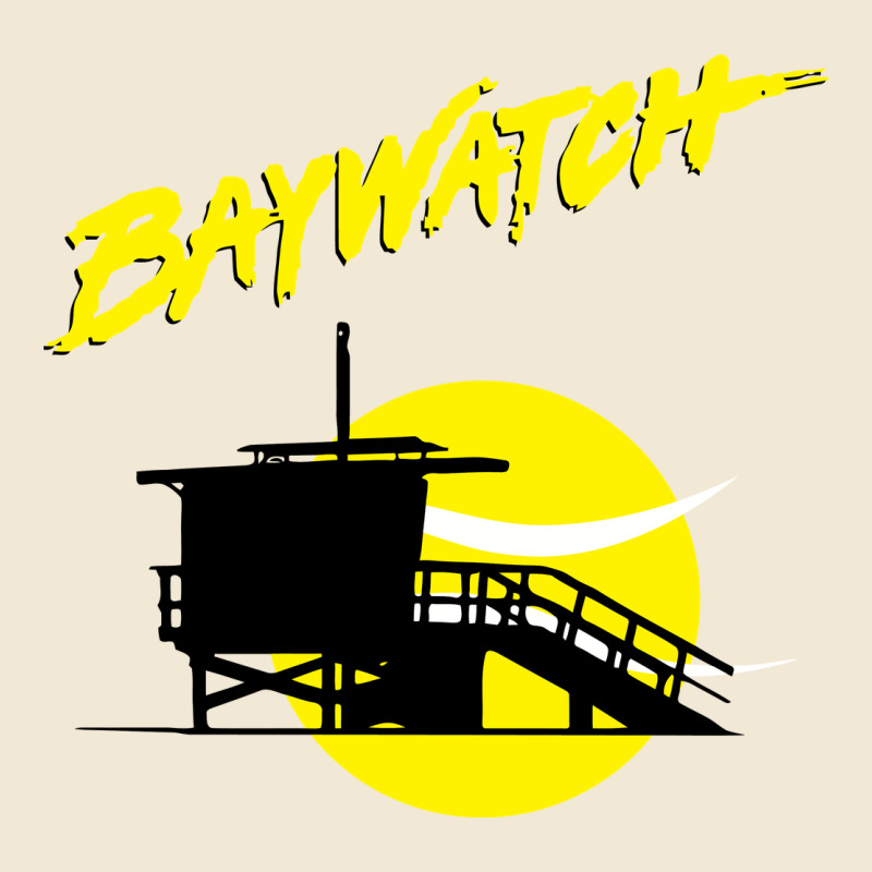 Baywatch Lifeguard Tower Sunset   Baywatch Premium Tee by PixelWave | Teevron