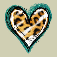Glitter Leopard Heart Heavy Core Tee | Teevron