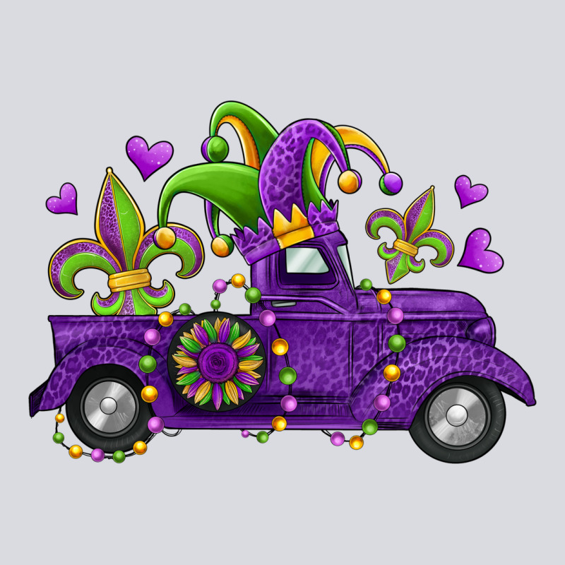 Mardi Gras Truck Zipper Hoodie by Jasminsmagicworld | Teevron