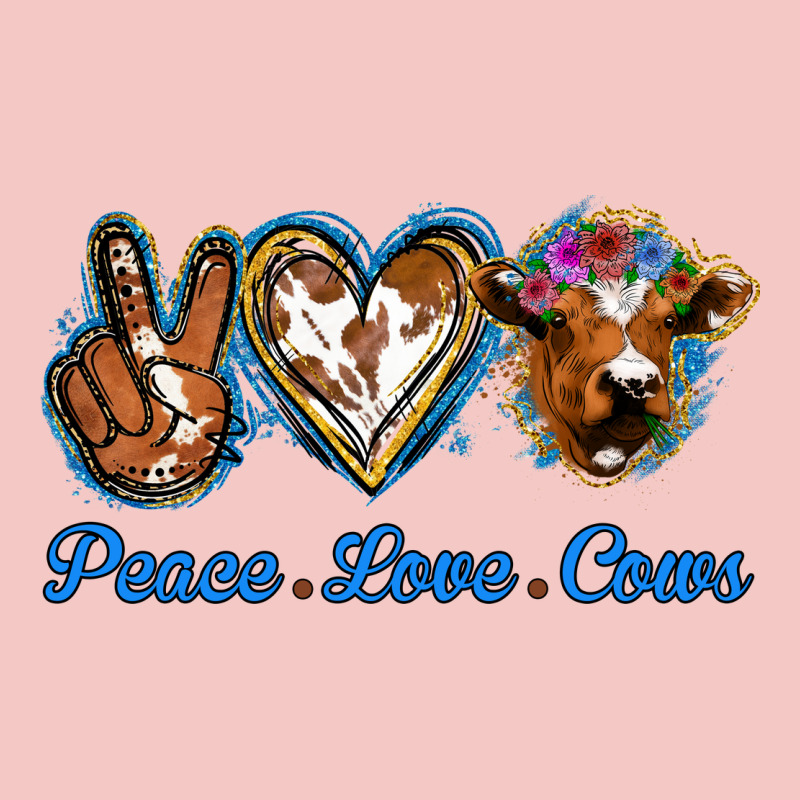 Peace Love Cows Urban Heavy Tee by Jasminsmagicworld | Teevron