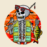 Skeleton Fishing Lover Moon Halloween Costume Fish Premium Tee | Teevron