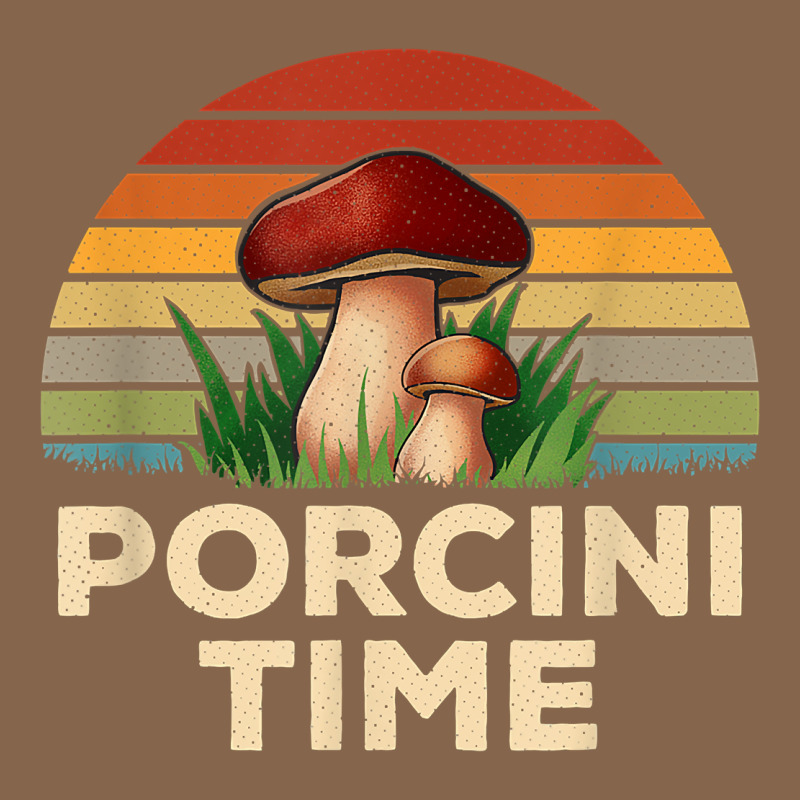Vintage Sunset Porcini Mushroom Hunting Boletus Edulis T Shirt Premium Tee by Craftify | Teevron