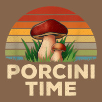 Vintage Sunset Porcini Mushroom Hunting Boletus Edulis T Shirt Premium Tee | Teevron