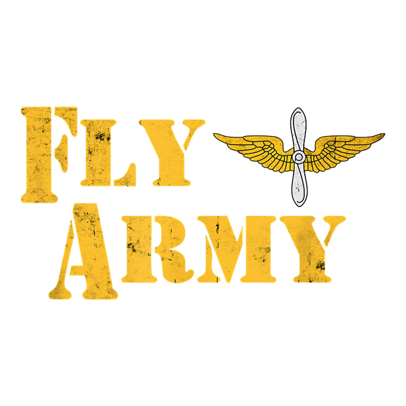 Vintage Fly Army Military Pilot Army Aviation Branch Premium Tee by Craftify | Teevron