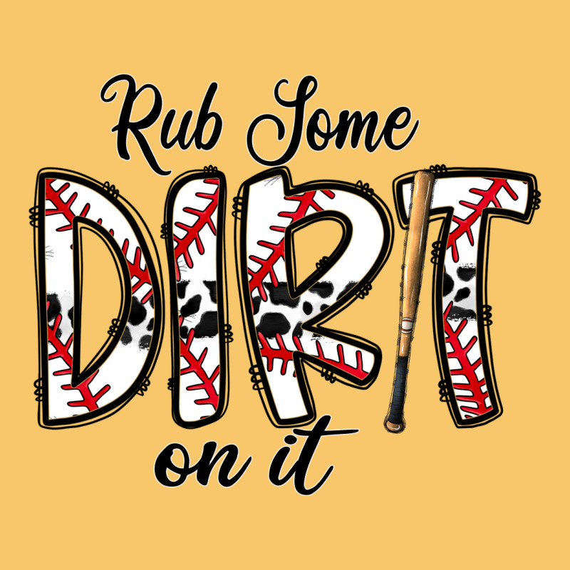 Rub Somedirt On It Baseball Vintage Hoodie by CowhideDigitalArt | Teevron