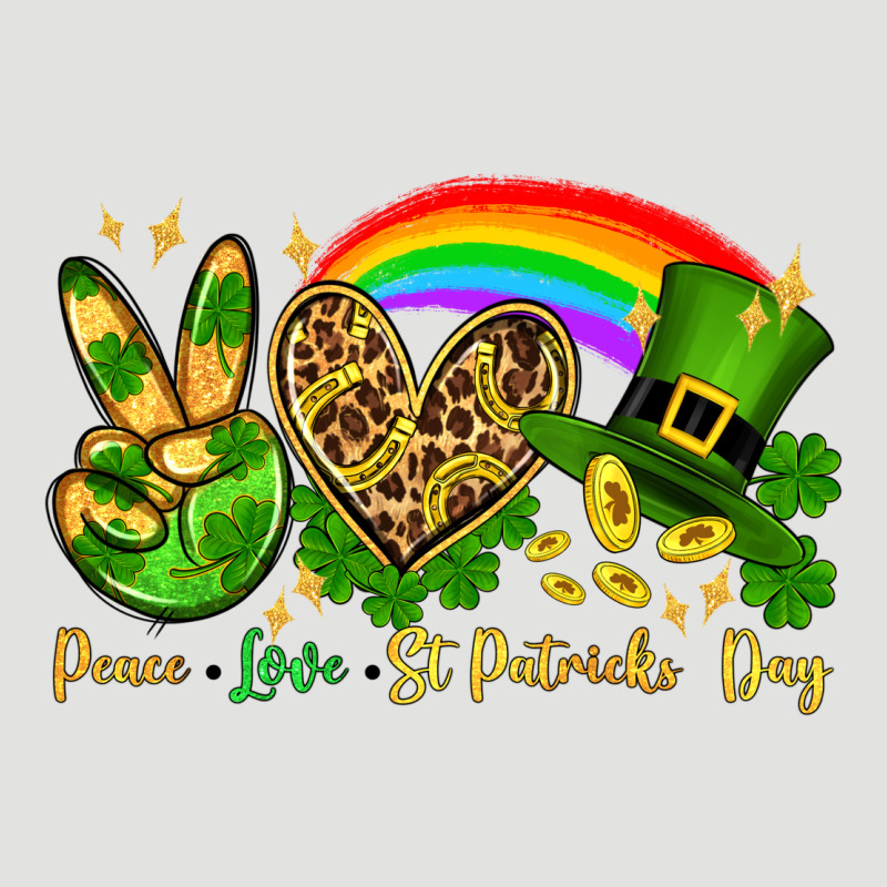 Peace Love St. Patrick's Day Classic Tee by OliviaCreatesArt | Teevron