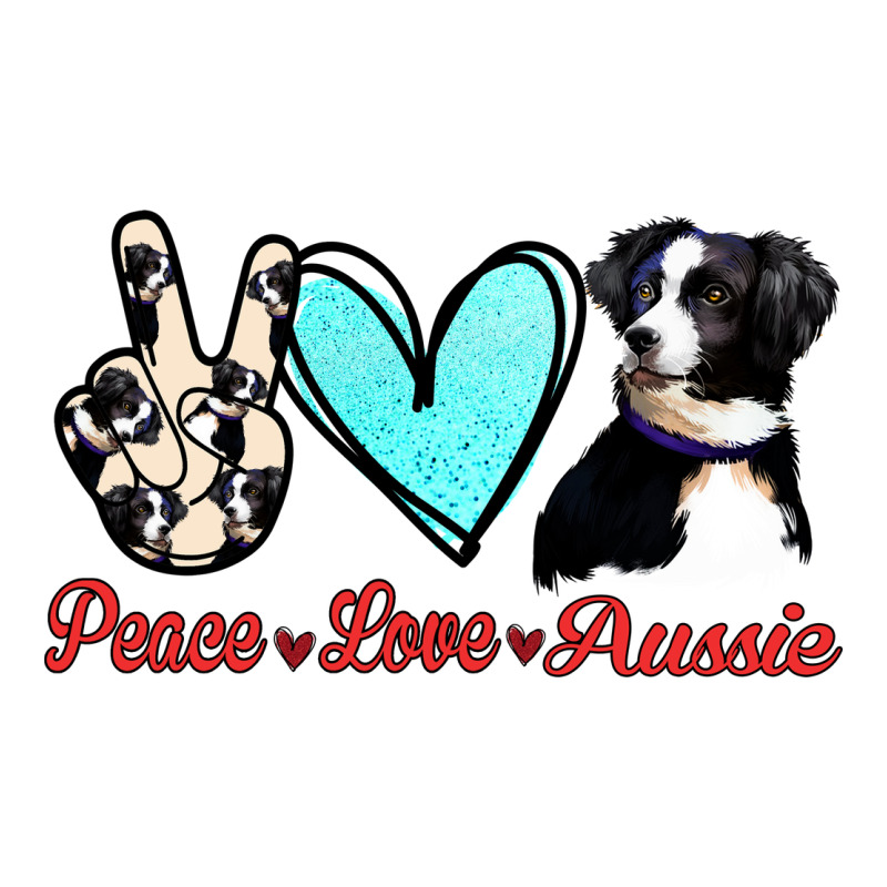 Peace Love Aussie Heavyweight Hoodie by Jasminsmagicworld | Teevron