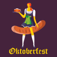 Barmaid Oktoberfest Funny German Woman Dirndl Bratwurst T Shirt Premium Tee | Teevron