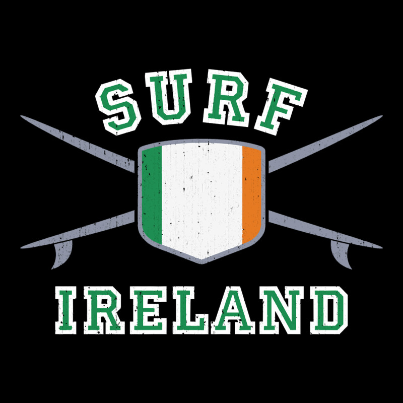 Ireland Surfing Hoodie  Irish Flag Surfboards Design Premium Tee by ArtChic | Teevron