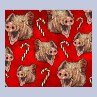Yorkshire Pig And Candy Cane Long Sleeve Tee | Teevron
