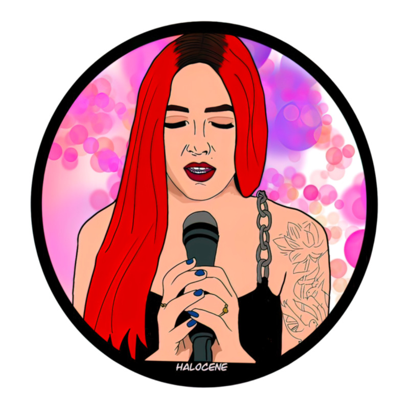 Red Hair Girl Singing Premium Tee by ArtChic | Teevron