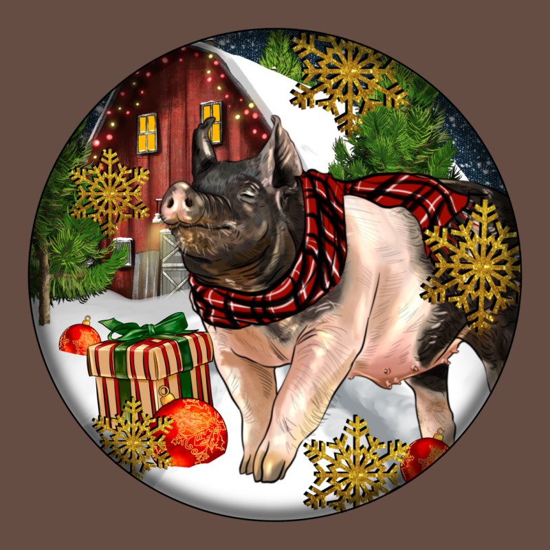 Hampshire Sow Pig Christmas Long Sleeve Tee by LillyAllenDesigns | Teevron