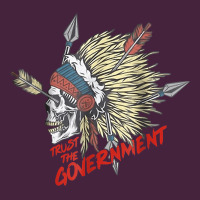 Trust The Government Skull Native American Chief Native T Shirt Premium Tee | Teevron