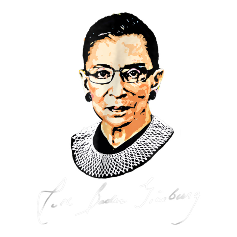 Rbg Ruth Bader Ginsburg Feminist T Shirt   Signature Art Premium Tee by StudioElite | Teevron