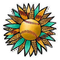 Softball Sunflower Heavyweight Hoodie | Teevron