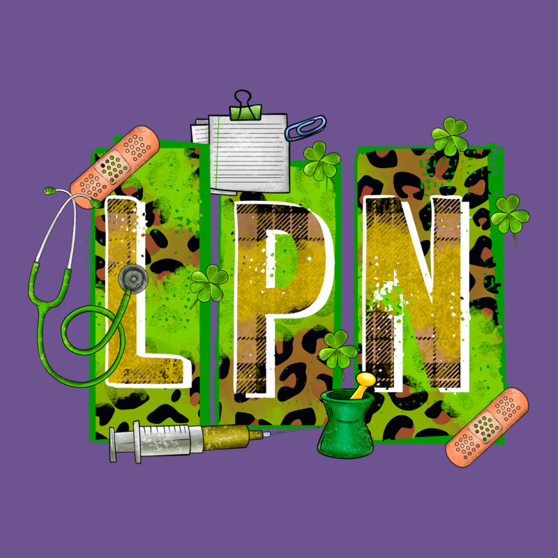 St. Patricks Day Lpn Vintage Tee by CowhideDigitalArt | Teevron