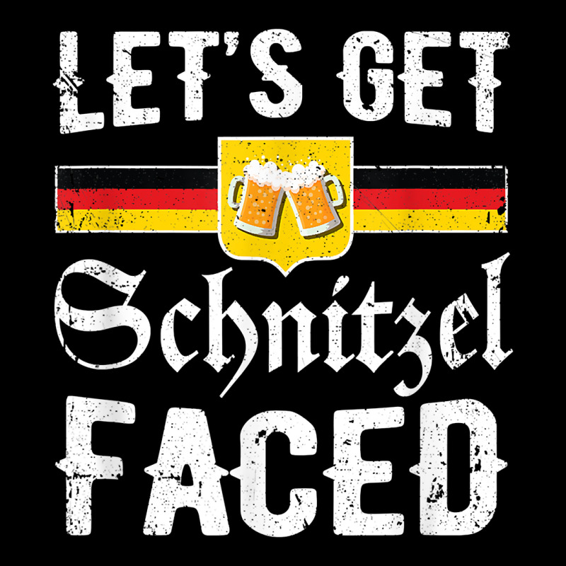 Lets Get Schnitzel Faced Men Women Vintage Oktoberfest T Shirt Premium Tee by StudioElite | Teevron