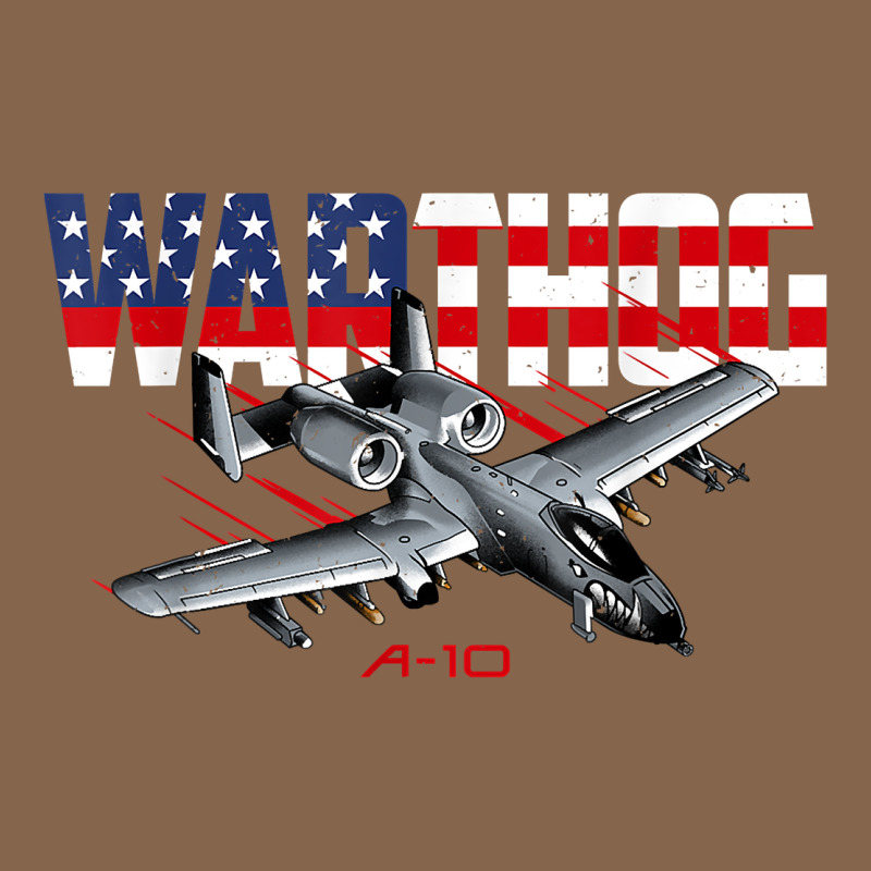 Military Airplane A-10 Warthog American Flag Premium Tee by StudioElite | Teevron