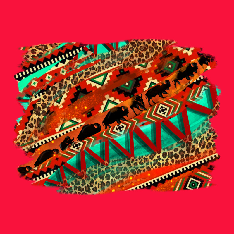 Western Aztec Background Pattern Classic Tee by OliviaCreatesArt | Teevron