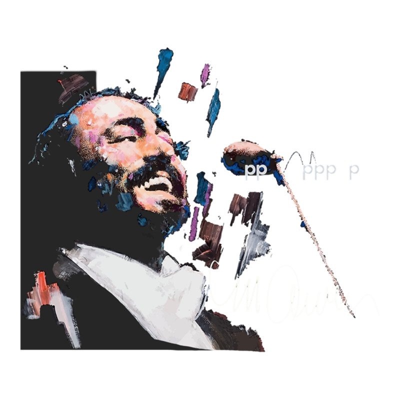 Original Portrait Of Luciano Pavarotti Premium Tee by StudioElite | Teevron