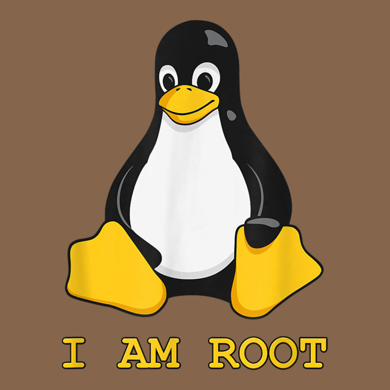 Linux Mascot Tux The Penguin I Am Root Tshirt Men Women Kids Premium Tee by PixelFlow | Teevron