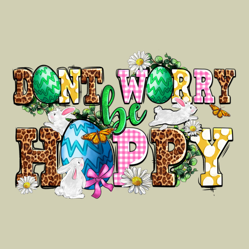 Easter Day Don't Worry Be Hoppy Heavy Core Tee by OliviaCreatesArt | Teevron