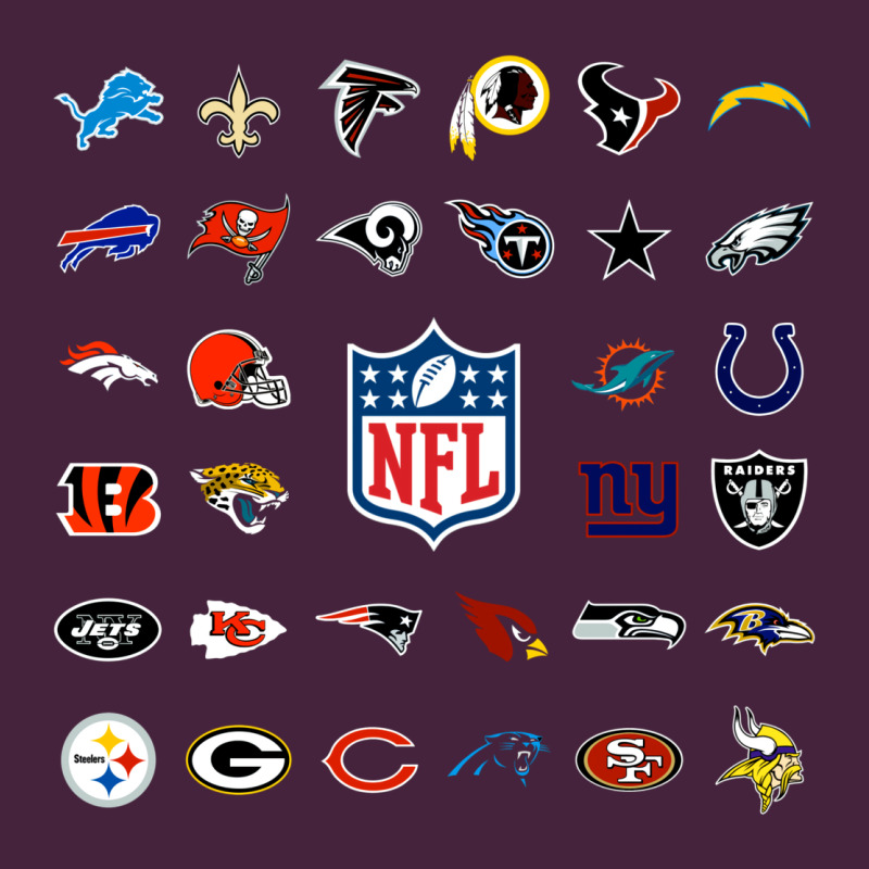 American Football Team Collage    Wall Art Premium Tee by PixelFlow | Teevron