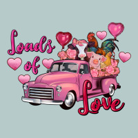 Loads Of Love Valentine's Day Farm Truck Heavy Core Tee | Teevron