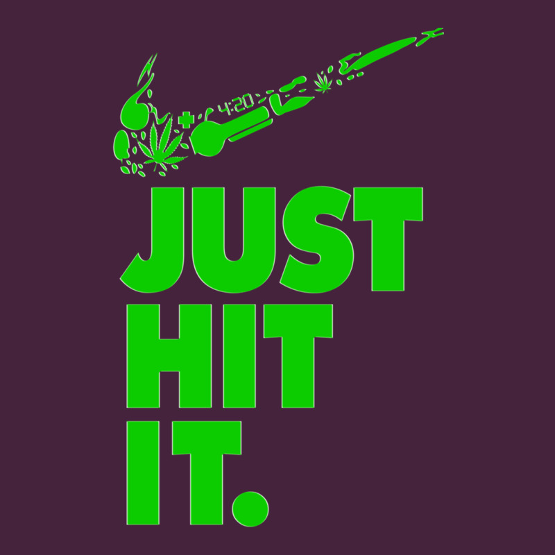 Just Hit It Cannabis Weed Vintage Retro Design For Weed Lover Premium Tee by SnappyArt | Teevron