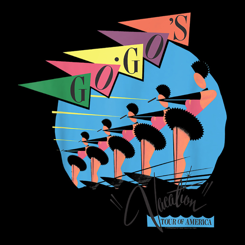 The Go Go's   Vacation Retro T Shirt Premium Tee by SnappyArt | Teevron