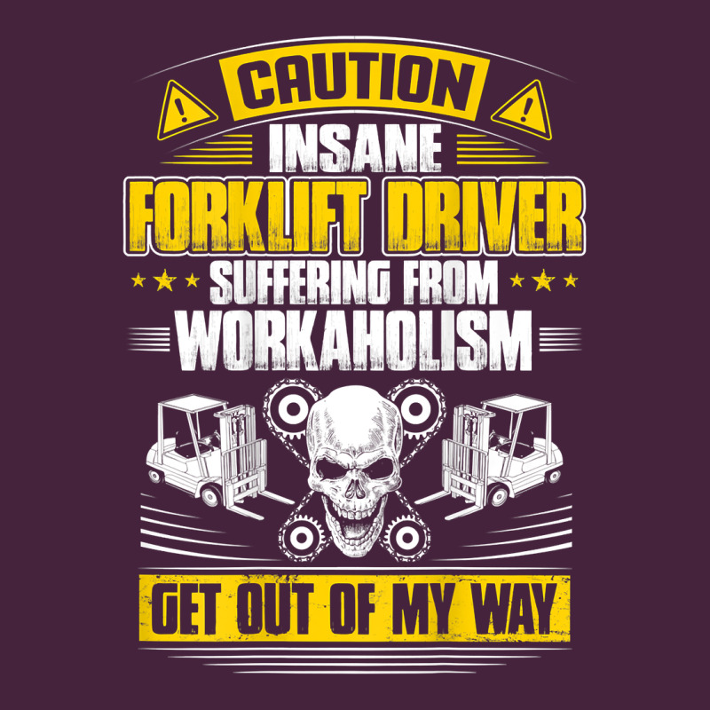 Forklift Operator Get Out Of My Way Forklift Driver T Shirt Premium Tee by SnappyArt | Teevron