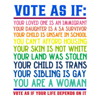 Vote As If Your Life Depends On It Human Rights Premium Tee | Teevron